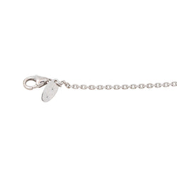 Collier Maille forçat Or blanc