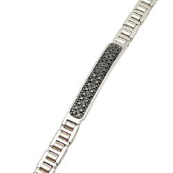 Bracelet Ligne BARAKA en or blanc et diamants