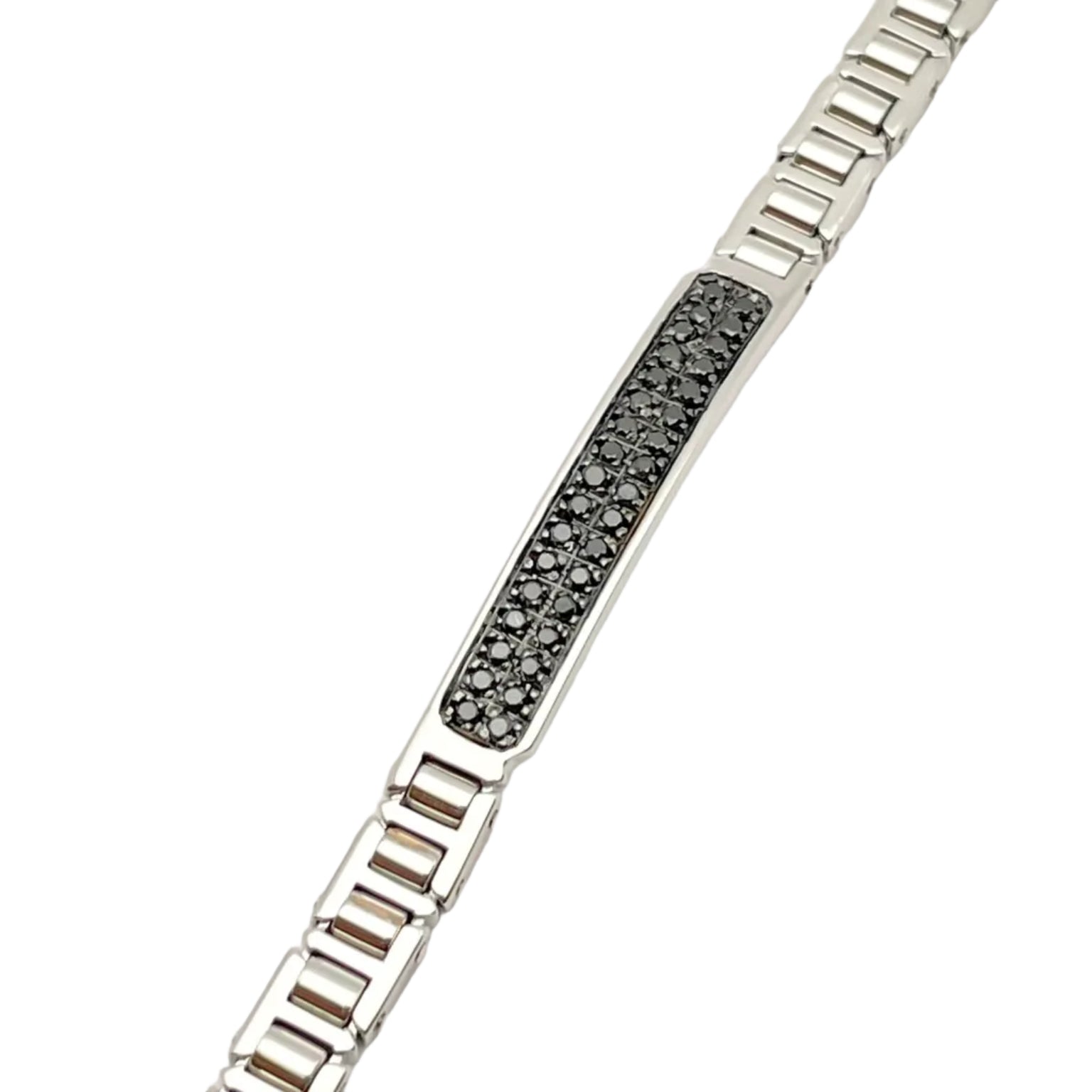 Bracelet Ligne BARAKA en or blanc et diamants