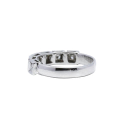 Bague Alliance en or blanc et diamants