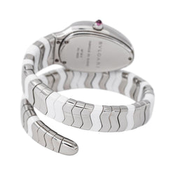 Montre BULGARI "Spiga" en acier, céramique et spinelle