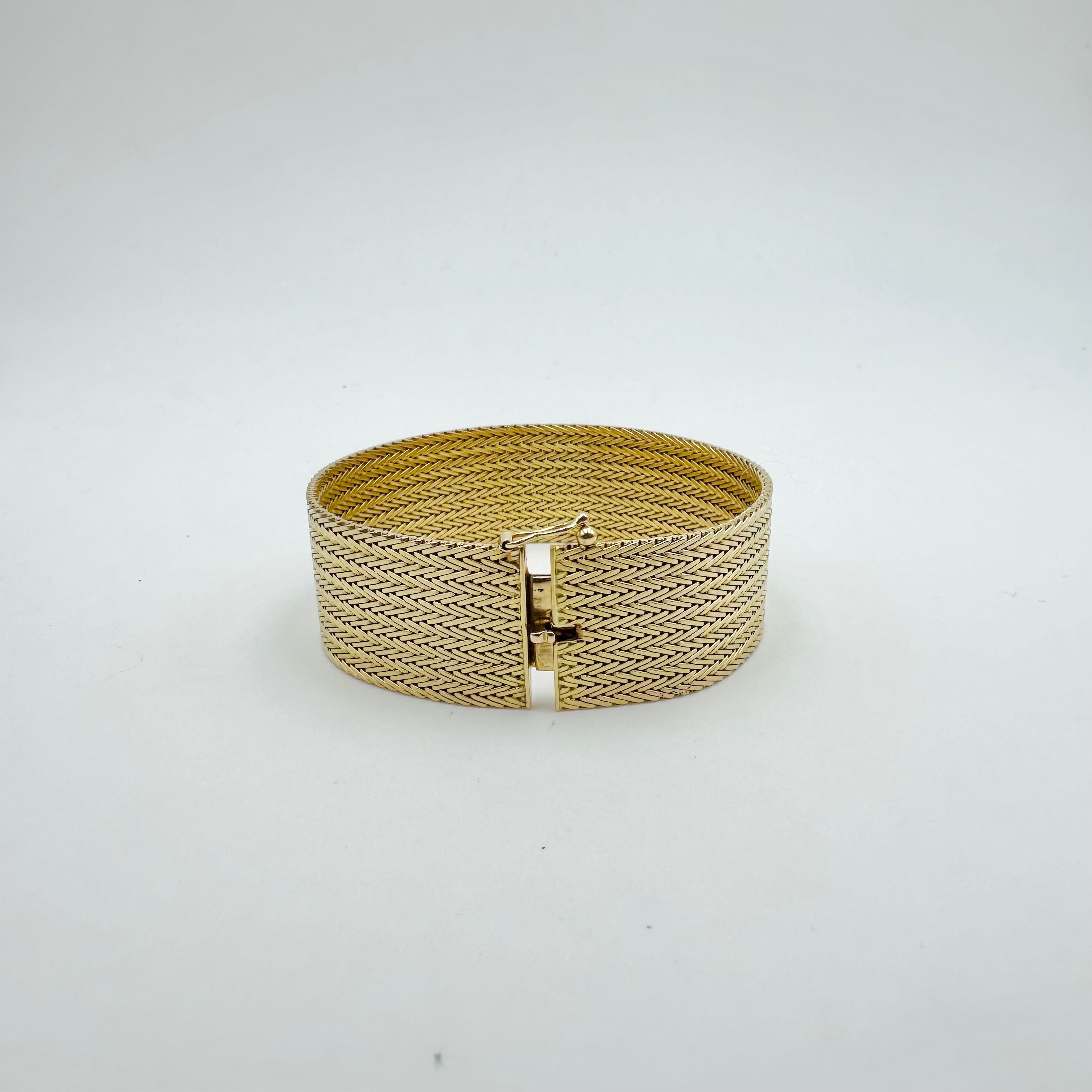 Bracelet Manchette en or jaune