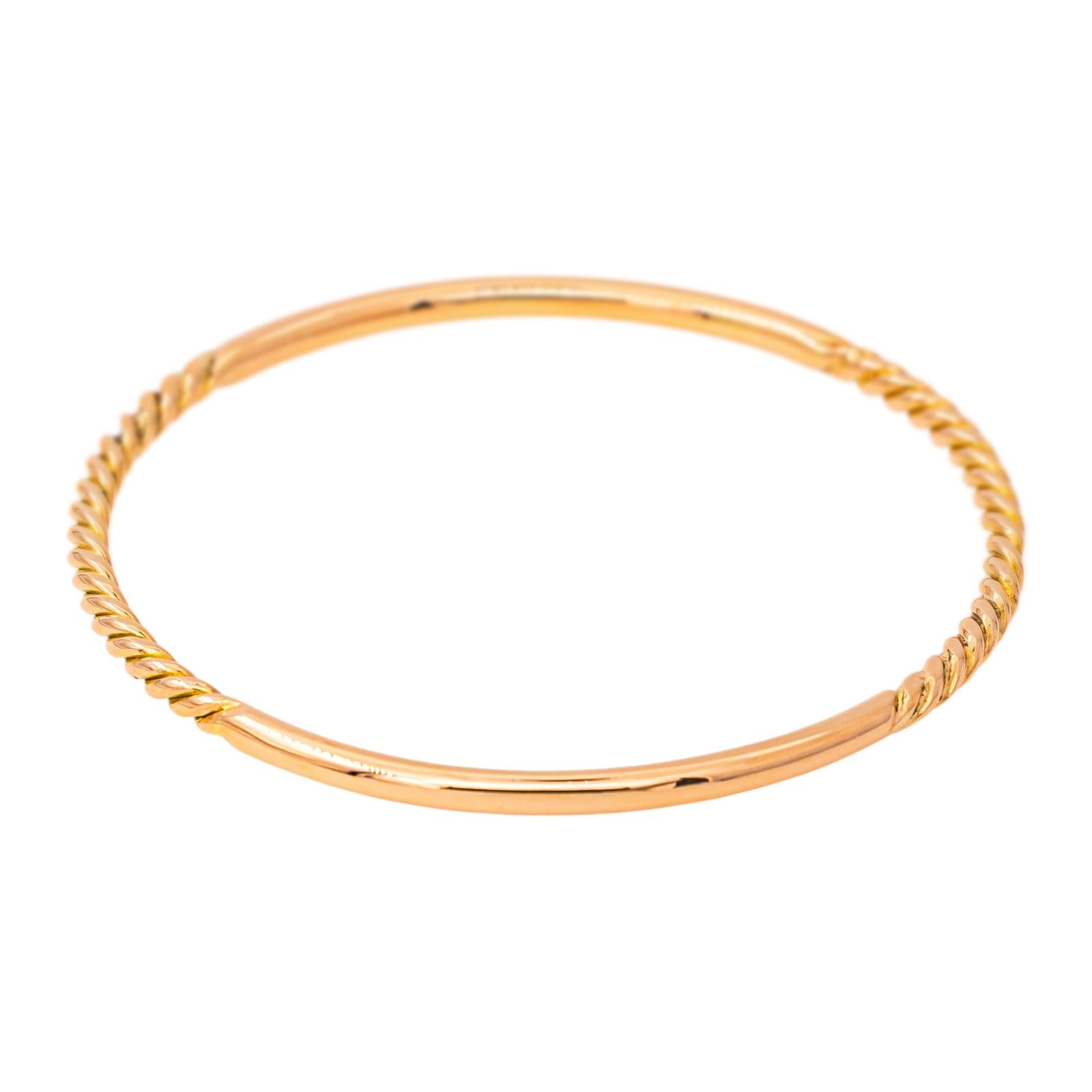 Bracelet Jonc Or rose