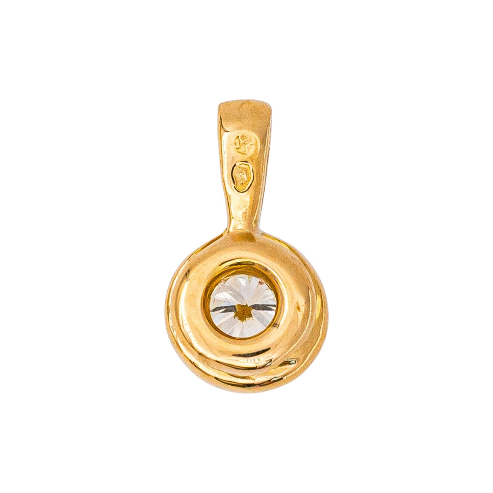 Pendentif Or jaune Diamant