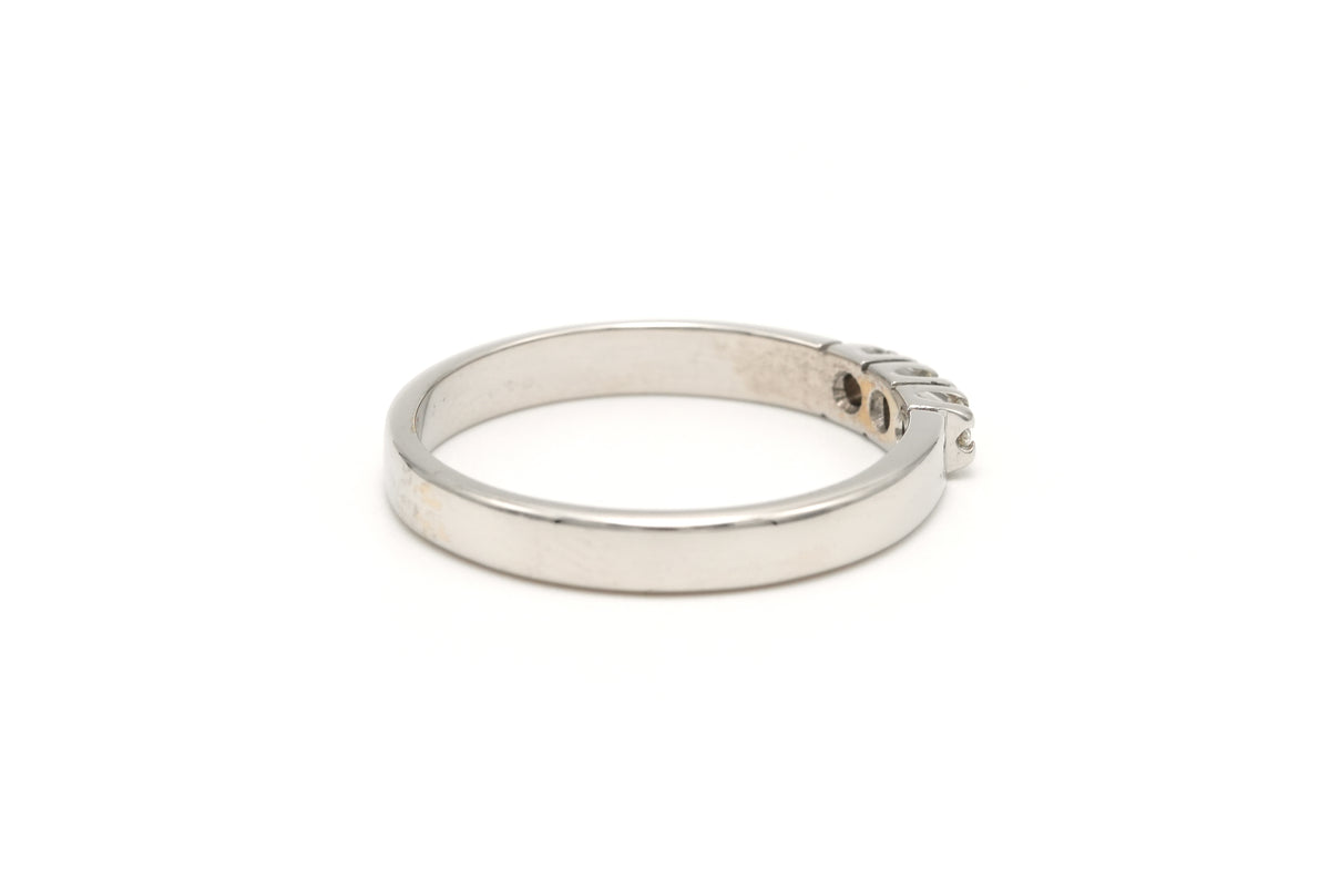 Bague Trilogie en or blanc et diamants