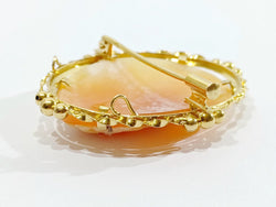 Pendant Brooch Cameo Shell