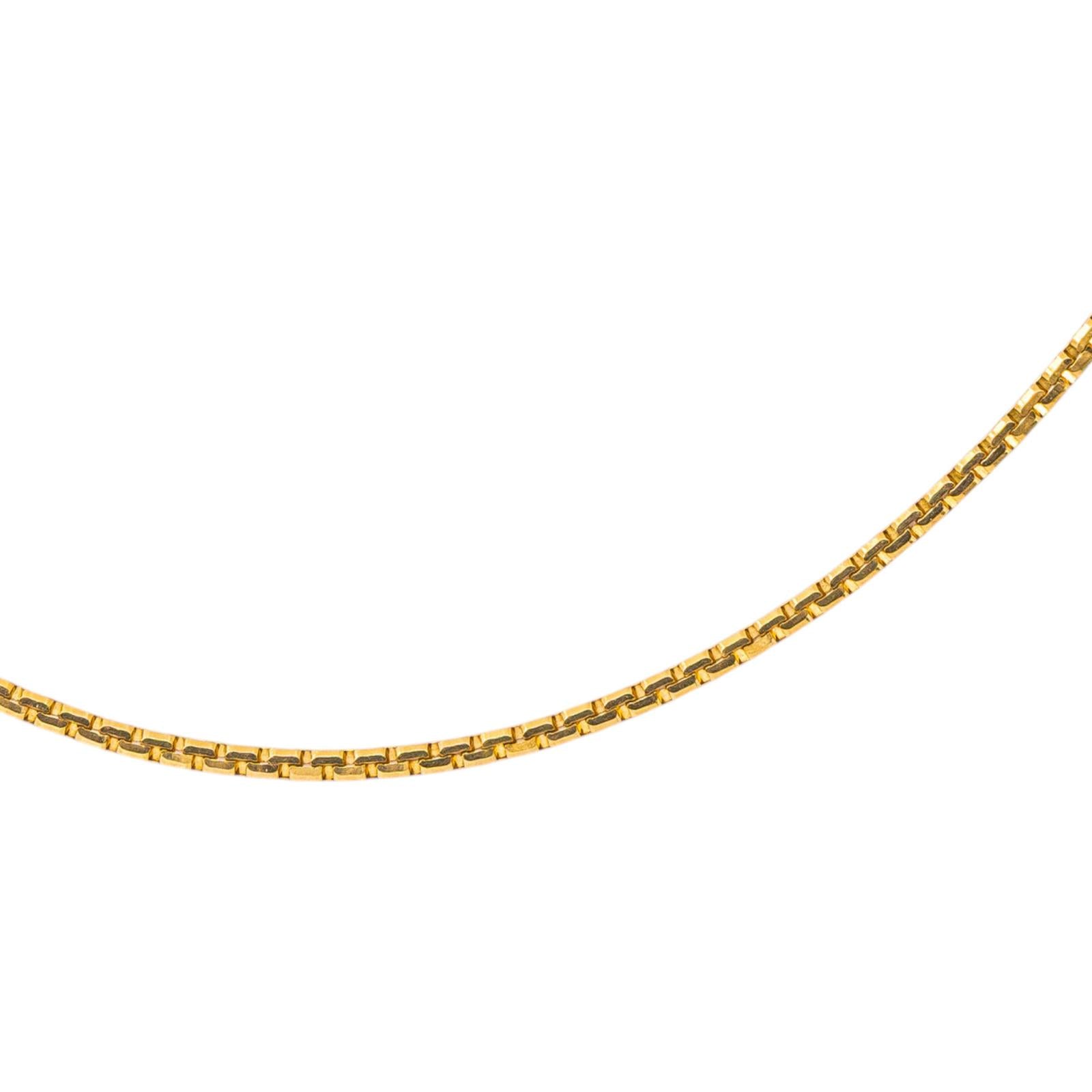 Collier Maille forçat Or jaune