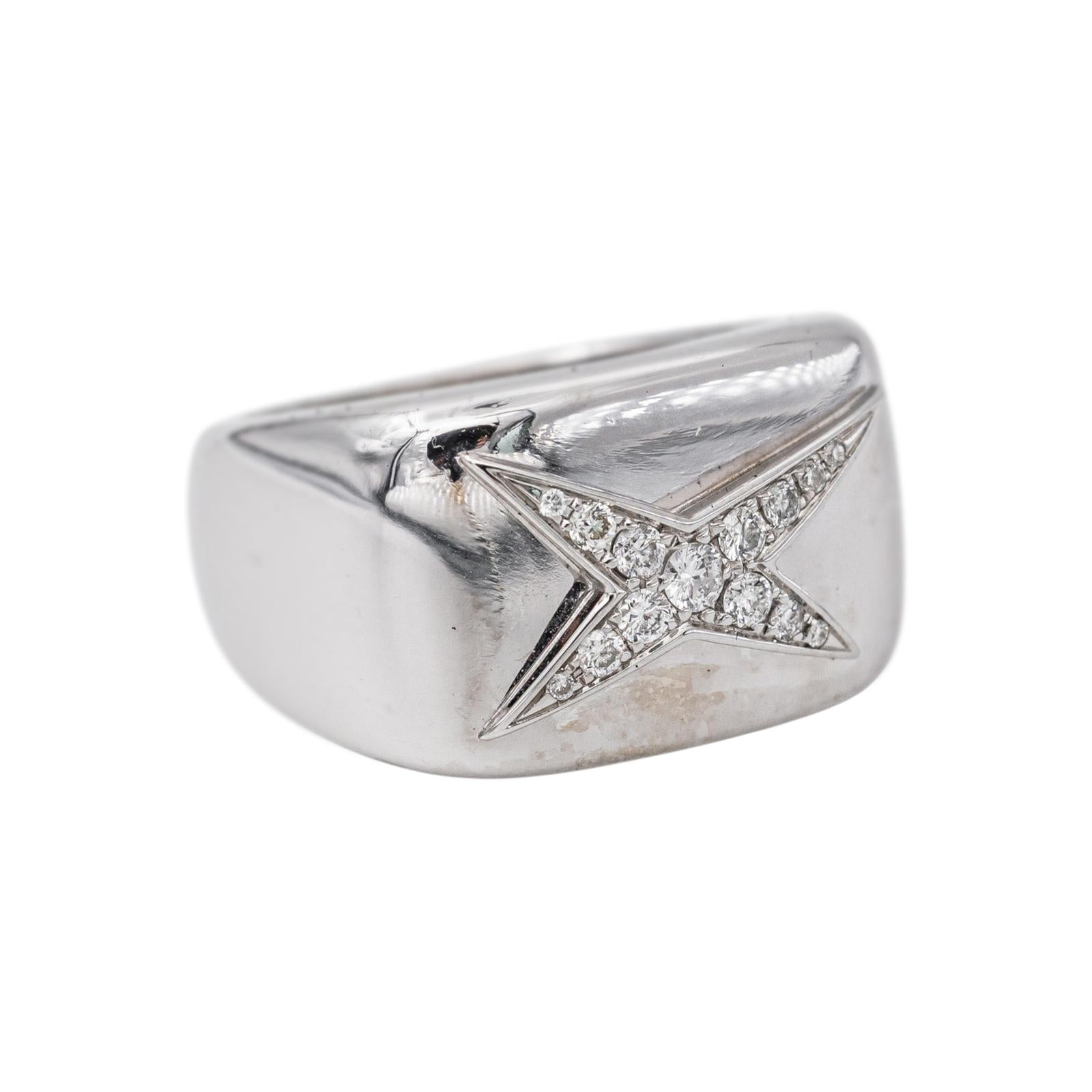 Mauboussin Bague Etoile Divine Or blanc