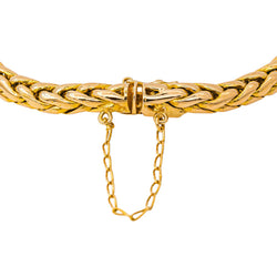 Bracelet Maille palmier Or jaune