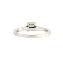 Bague Solitaire en or blanc et diamant