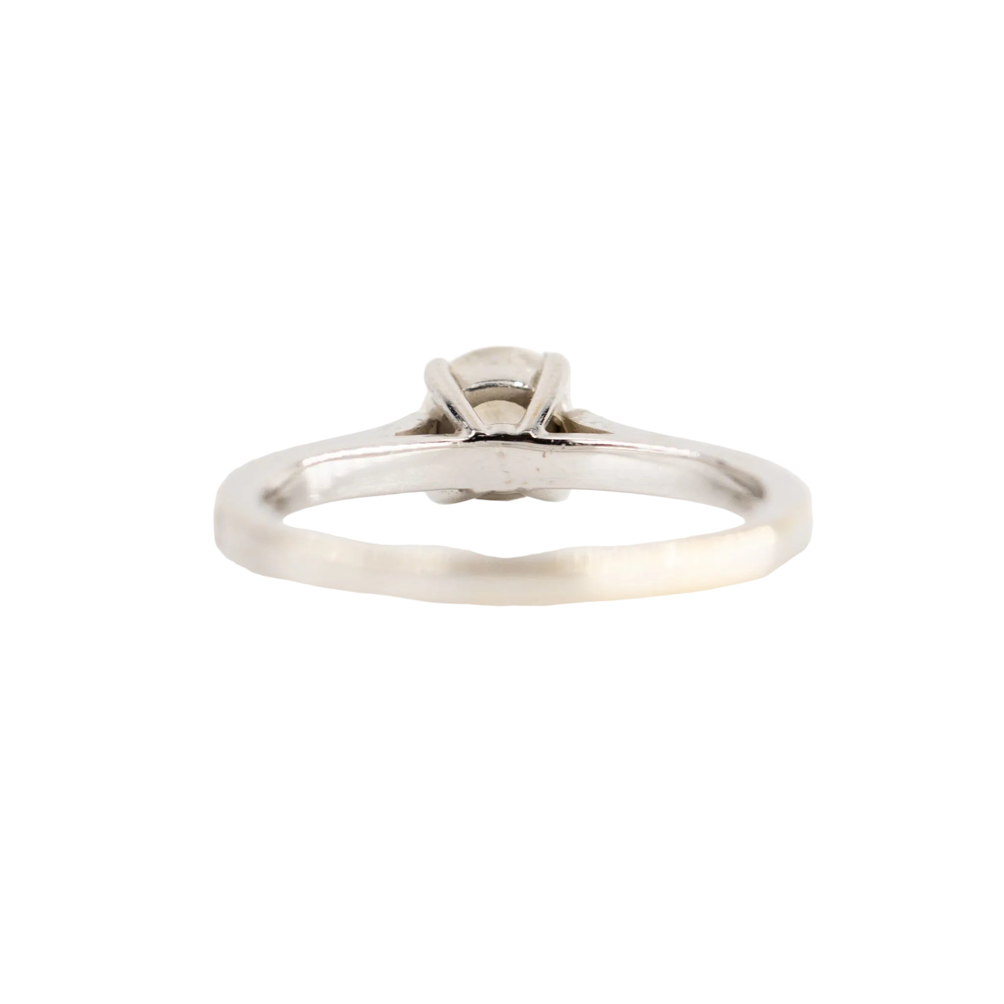 Bague Solitaire en or blanc et diamant