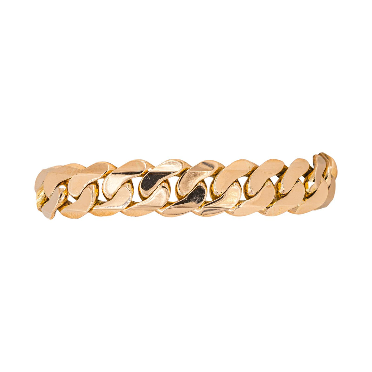 Bracelet Maille Gourmette Or rose