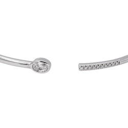 Van der Bauwede Bracelet Jonc Vendôme Or blanc Diamant