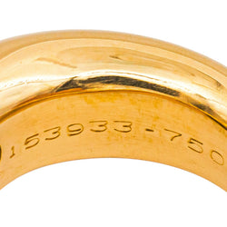 Chaumet Bague Jonc  Or jaune Saphir Violet