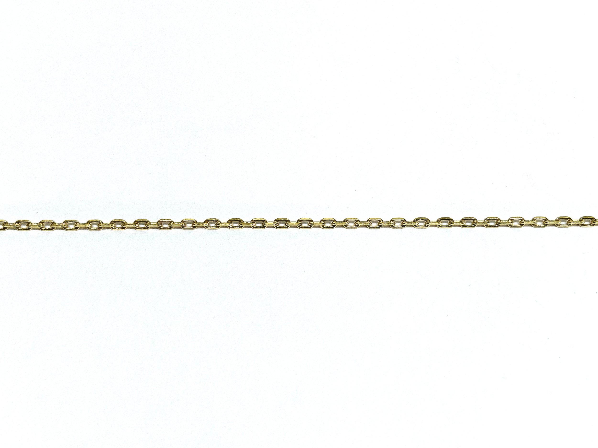 Chaîne en or jaune maille Forçat