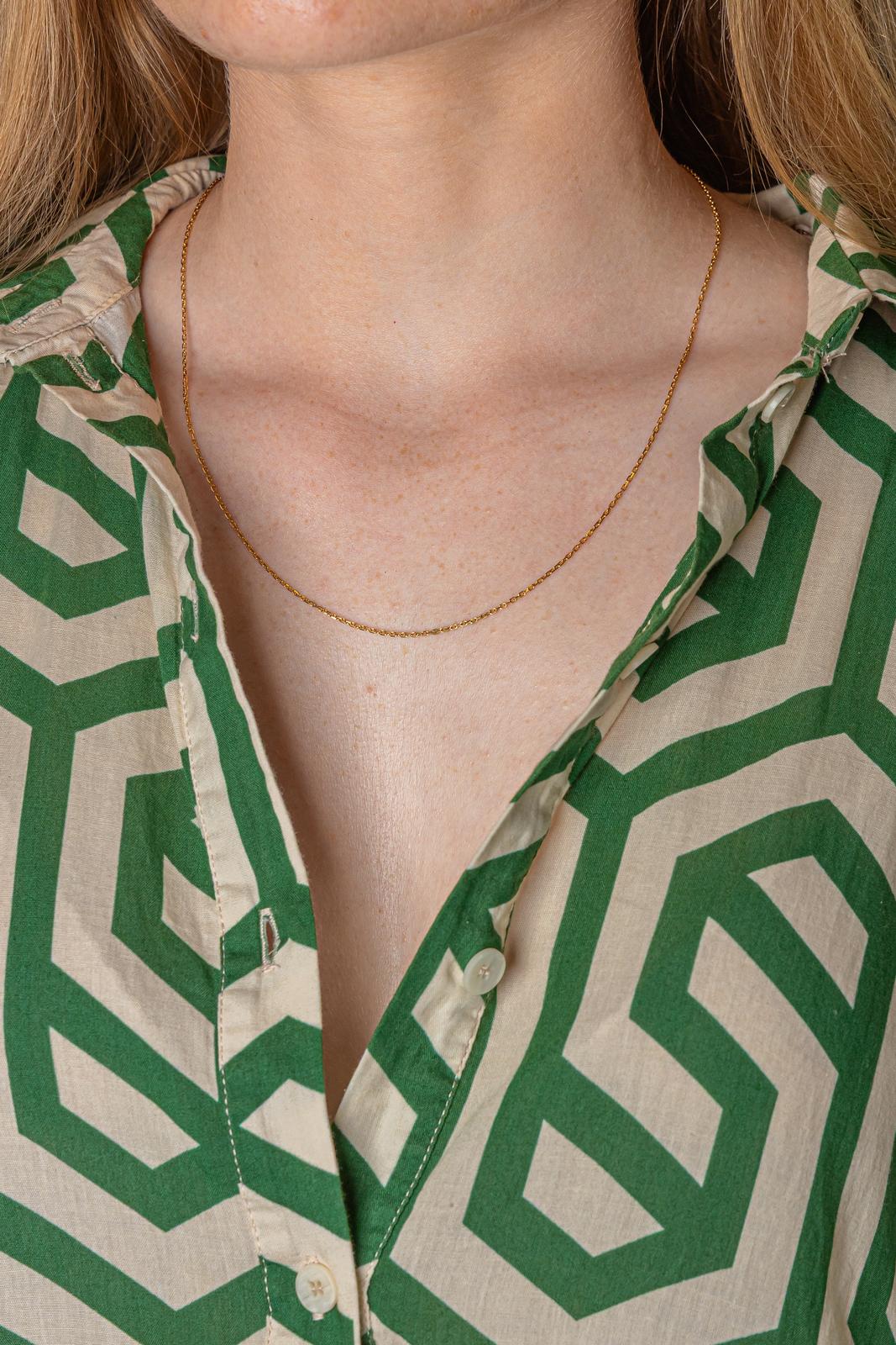 Collier Maille forçat Or jaune