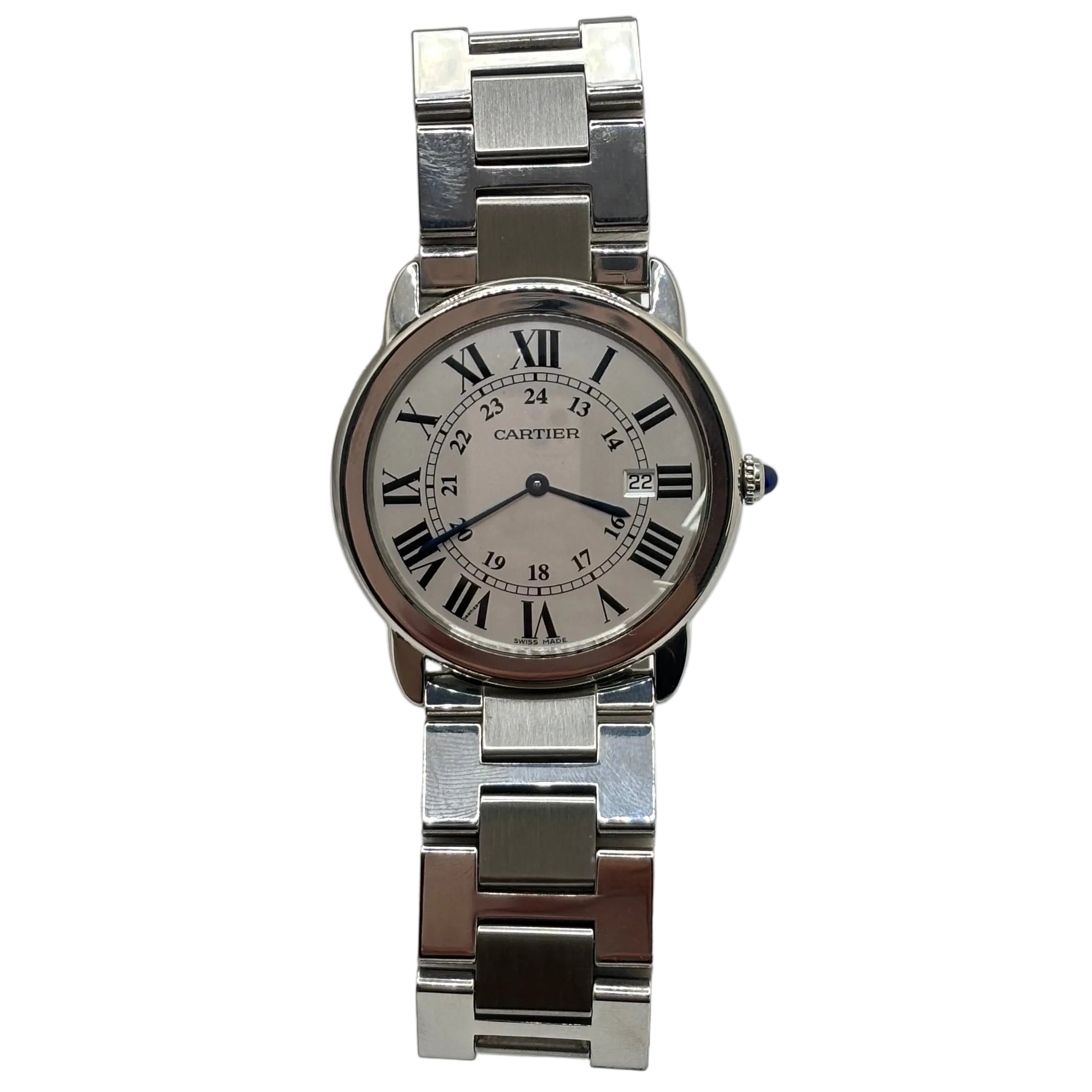 Montre CARTIER "Ronde Solo" en acier