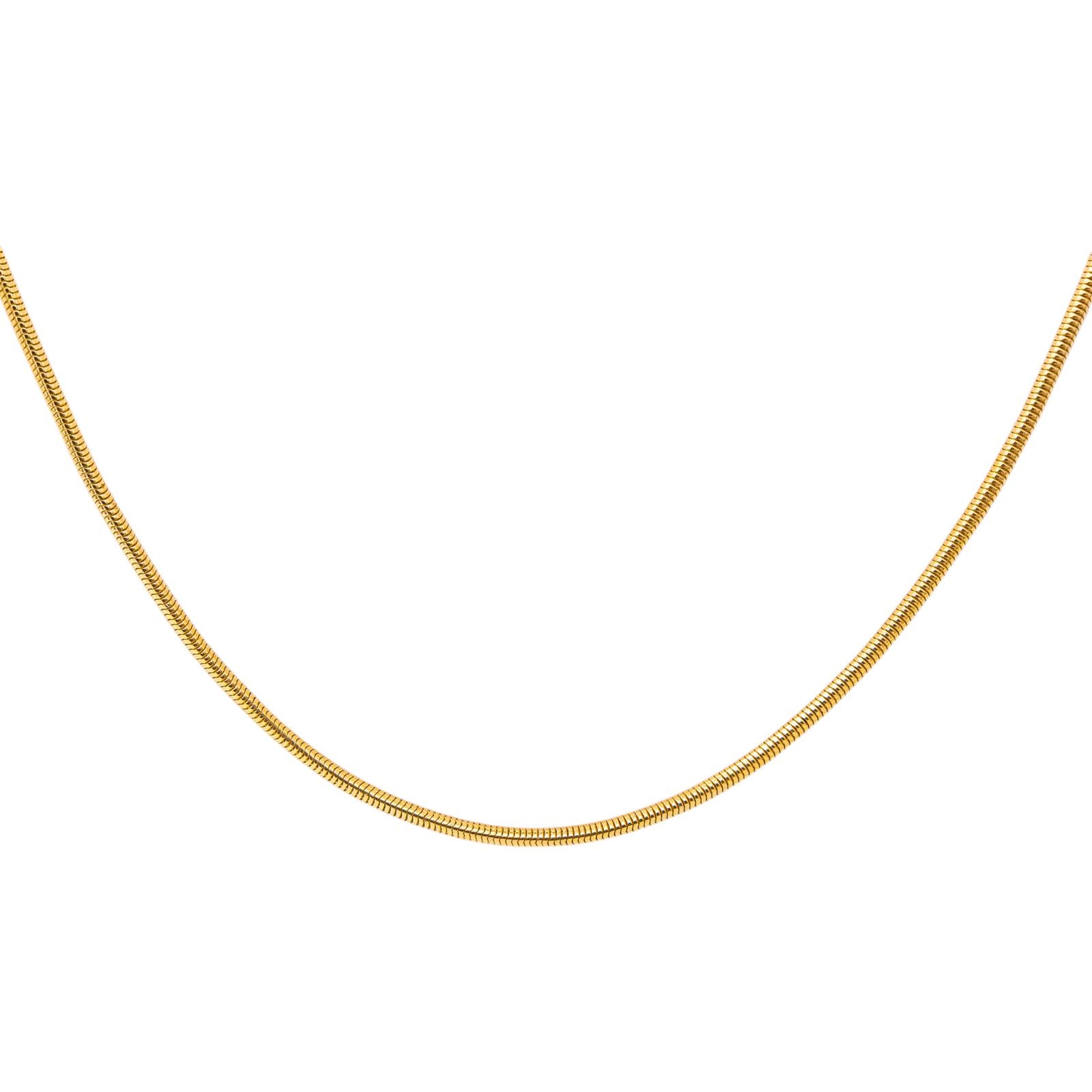 Collier Maille Serpent Or jaune