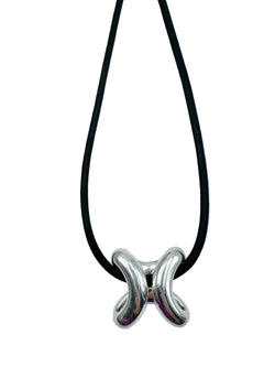 Collier Pendentif HERMÈS "Lima" en argent
