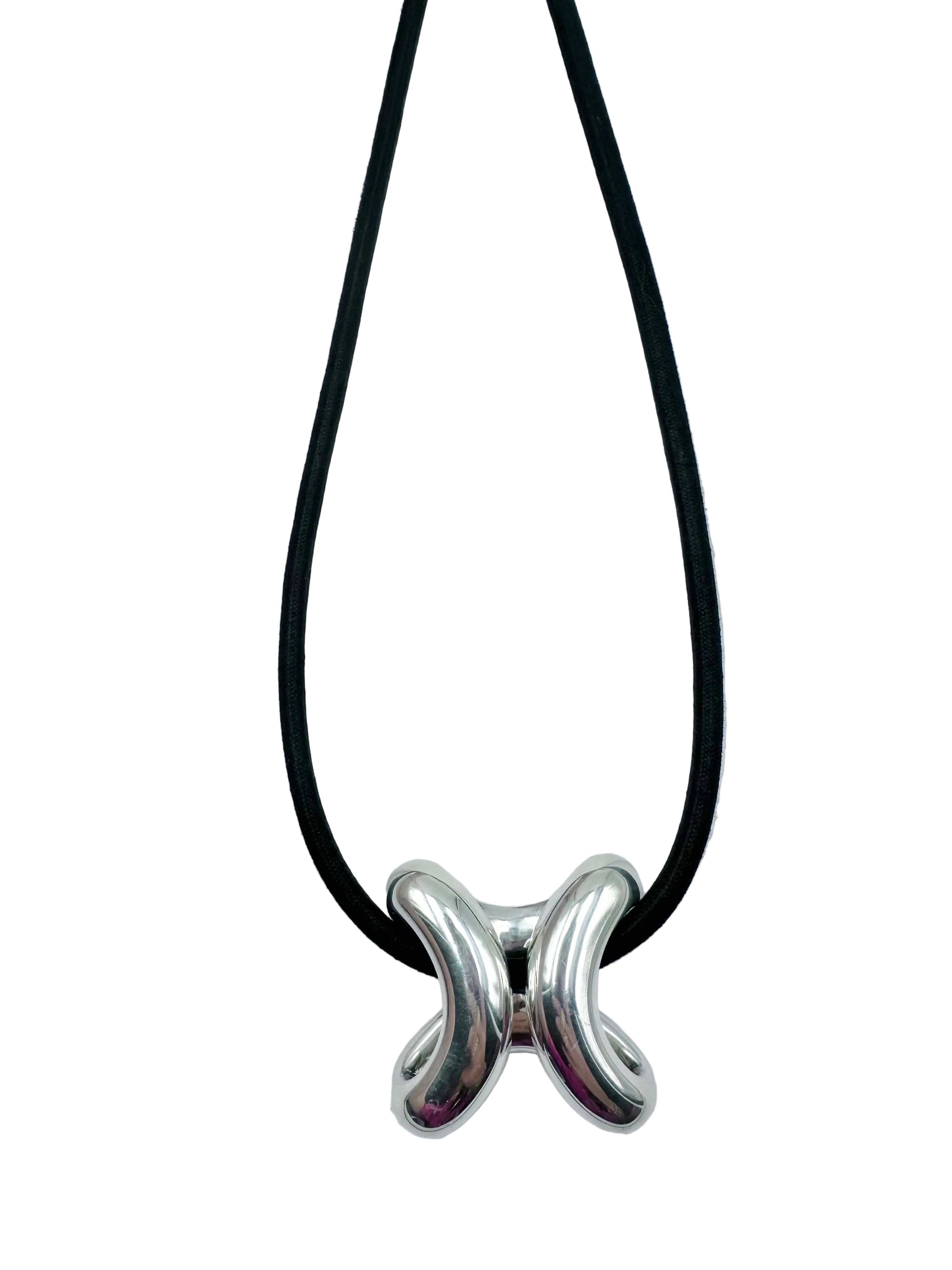 Collier Pendentif HERMÈS "Lima" en argent