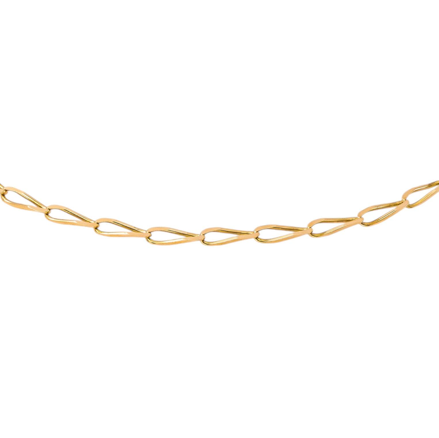 Collier  Maille cheval Or jaune