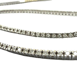 Collier Rivière en or blanc et diamants