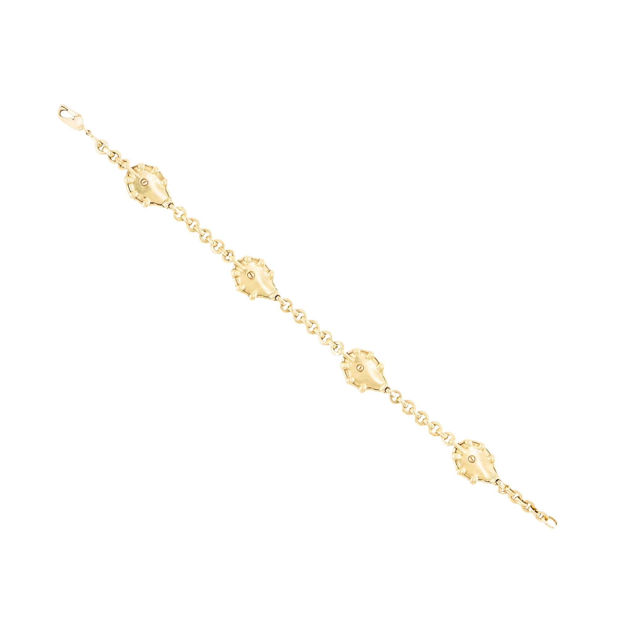 Bracelet CARTIER "Coccinelles" en or jaune et émail