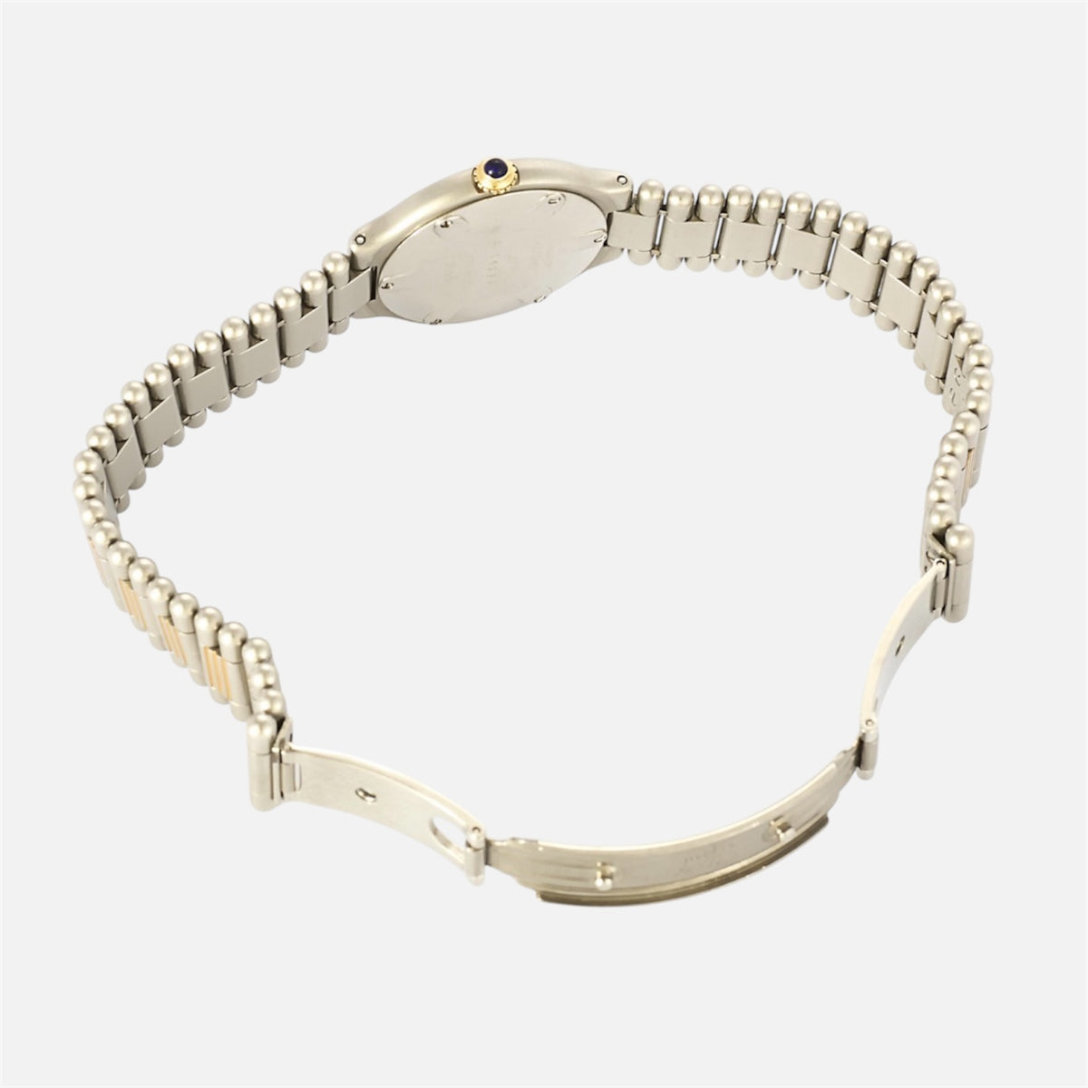 Montre CARTIER "Must 21" en acier et plaqué or
