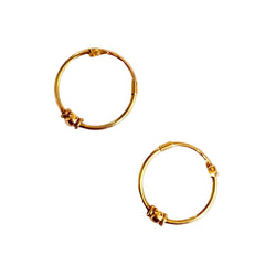 Boucles d'oreilles Créoles en or jaune