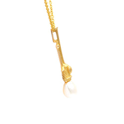 Pendentif en or jaune et perle