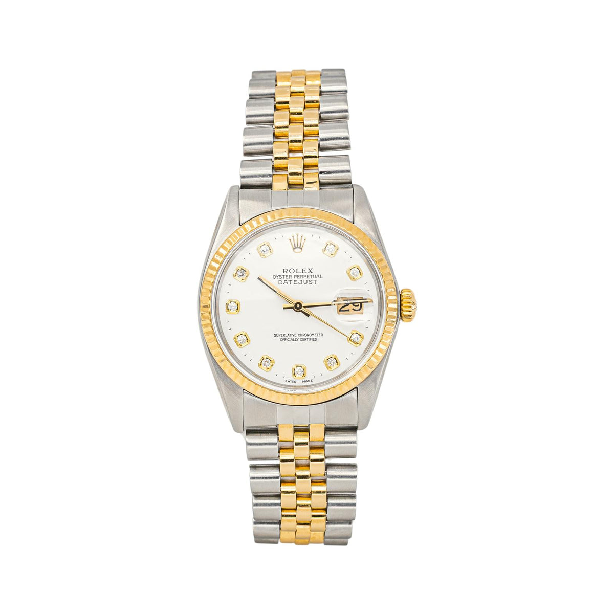 Rolex Montre Datejust Or jaune Diamant