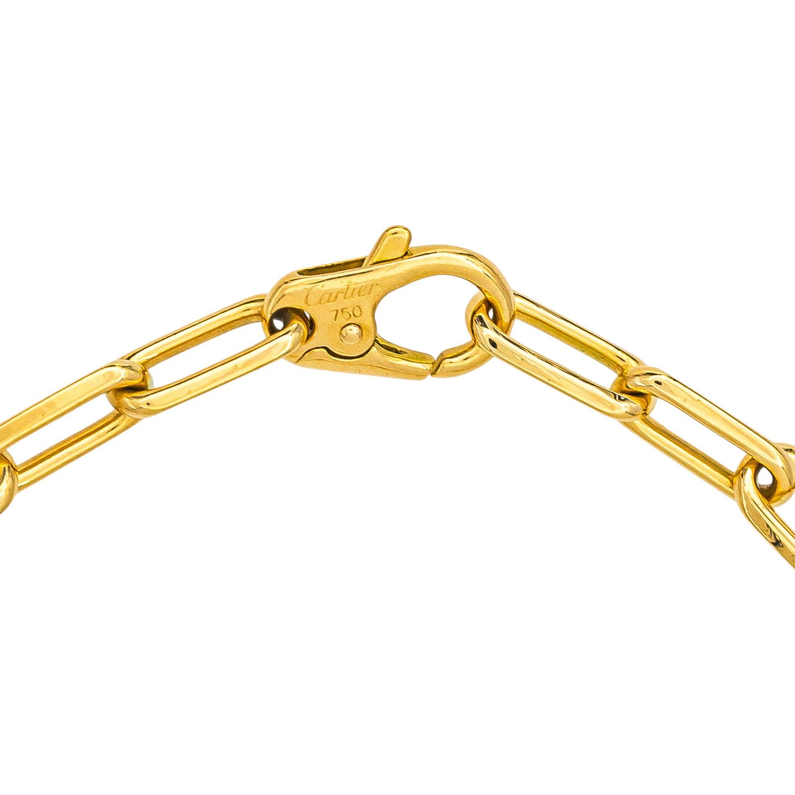 Cartier Bracelet Maille Santos Or jaune