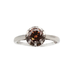Bague Solitaire en platine et diamant