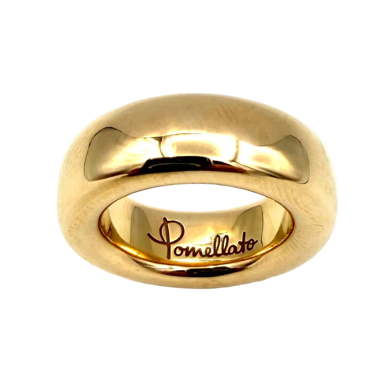 Bague Jonc POMELLATO "Iconica Slim" en or rose
