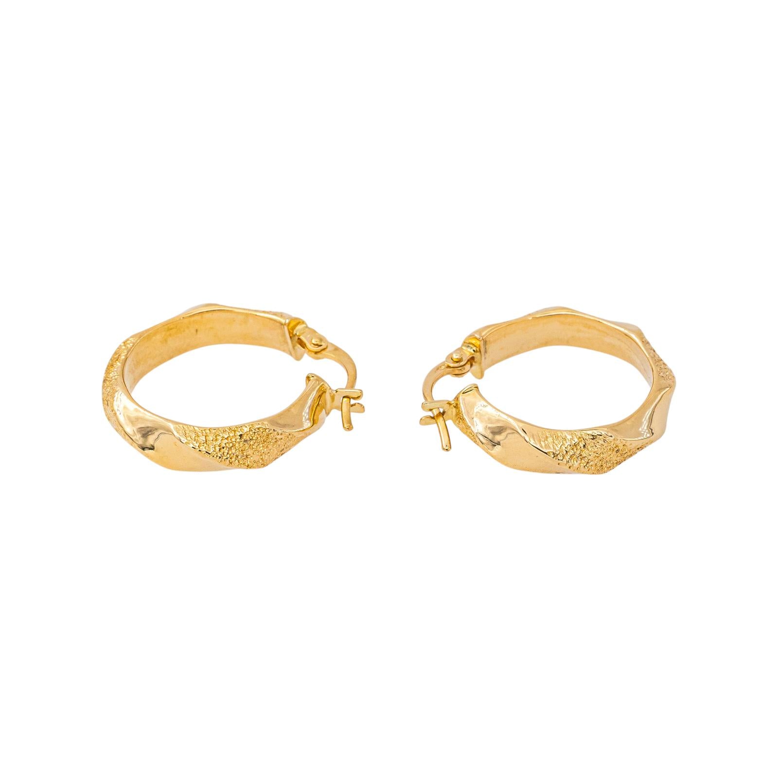 Boucles d'oreilles Créoles Or jaune