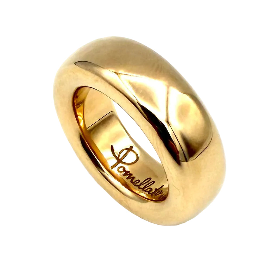 Bague Jonc POMELLATO "Iconica Slim" en or rose