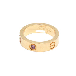 Bague Alliance CARTIER "Love" en or rose et saphir