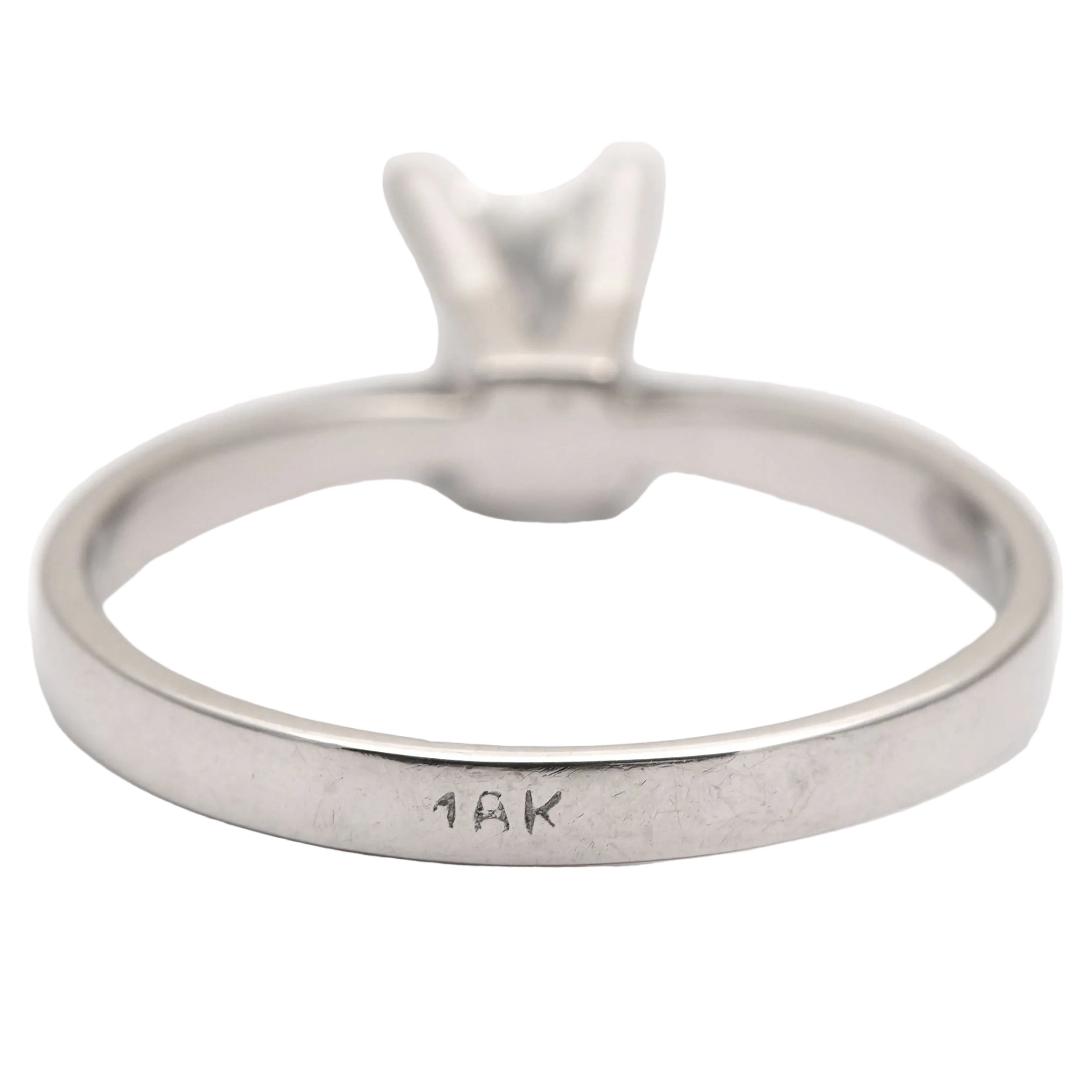 Bague Solitaire en or blanc et diamant