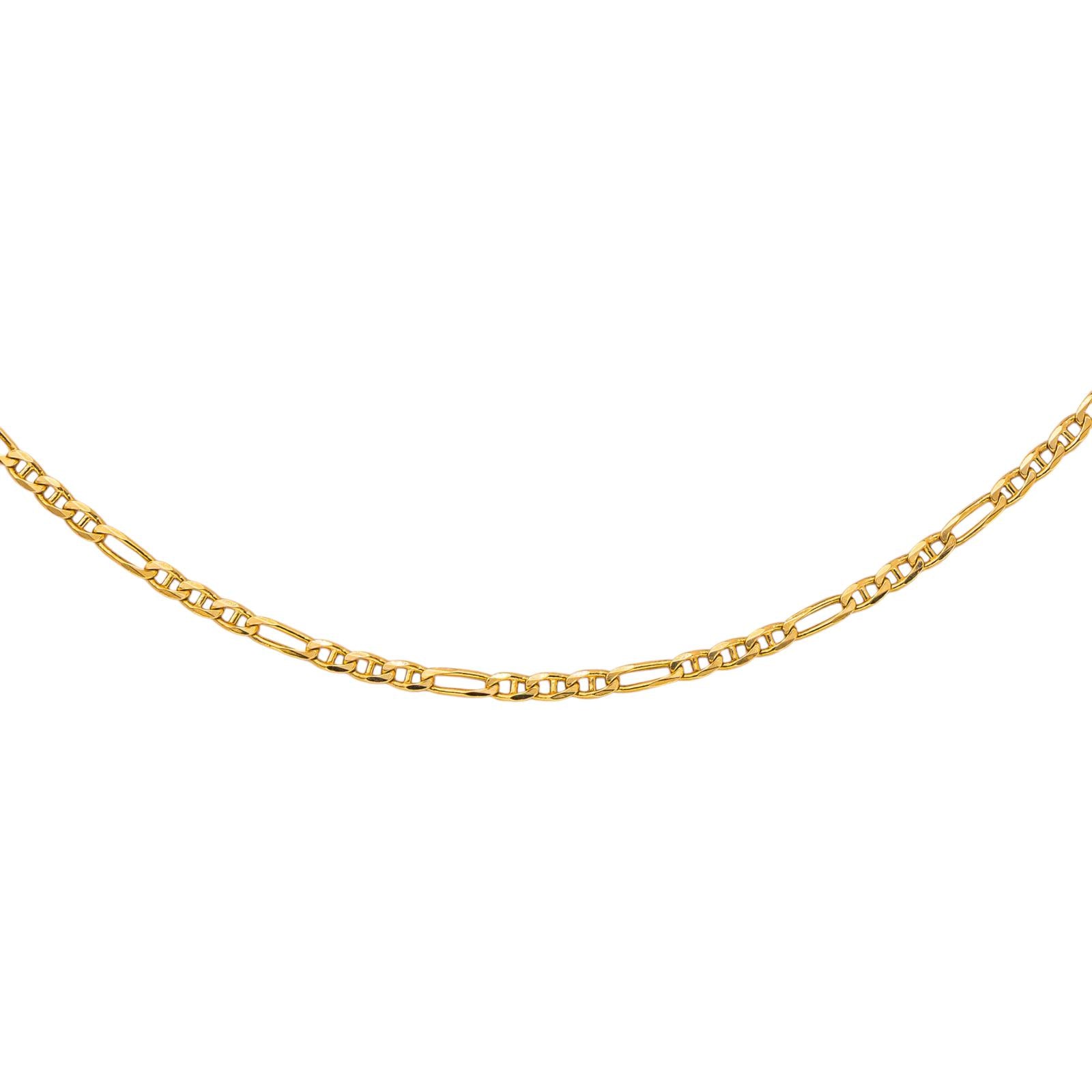 Collier Maille figaro Or jaune