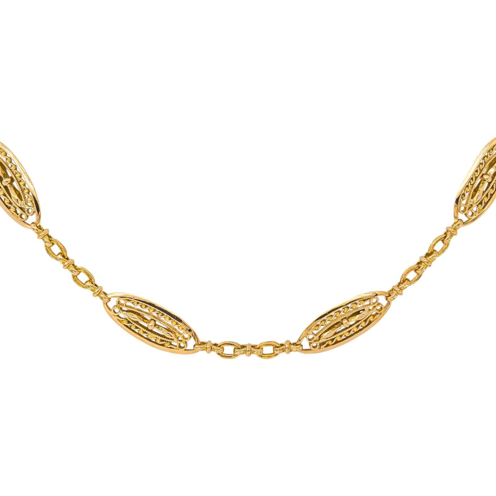 Collier Maille en or jaune