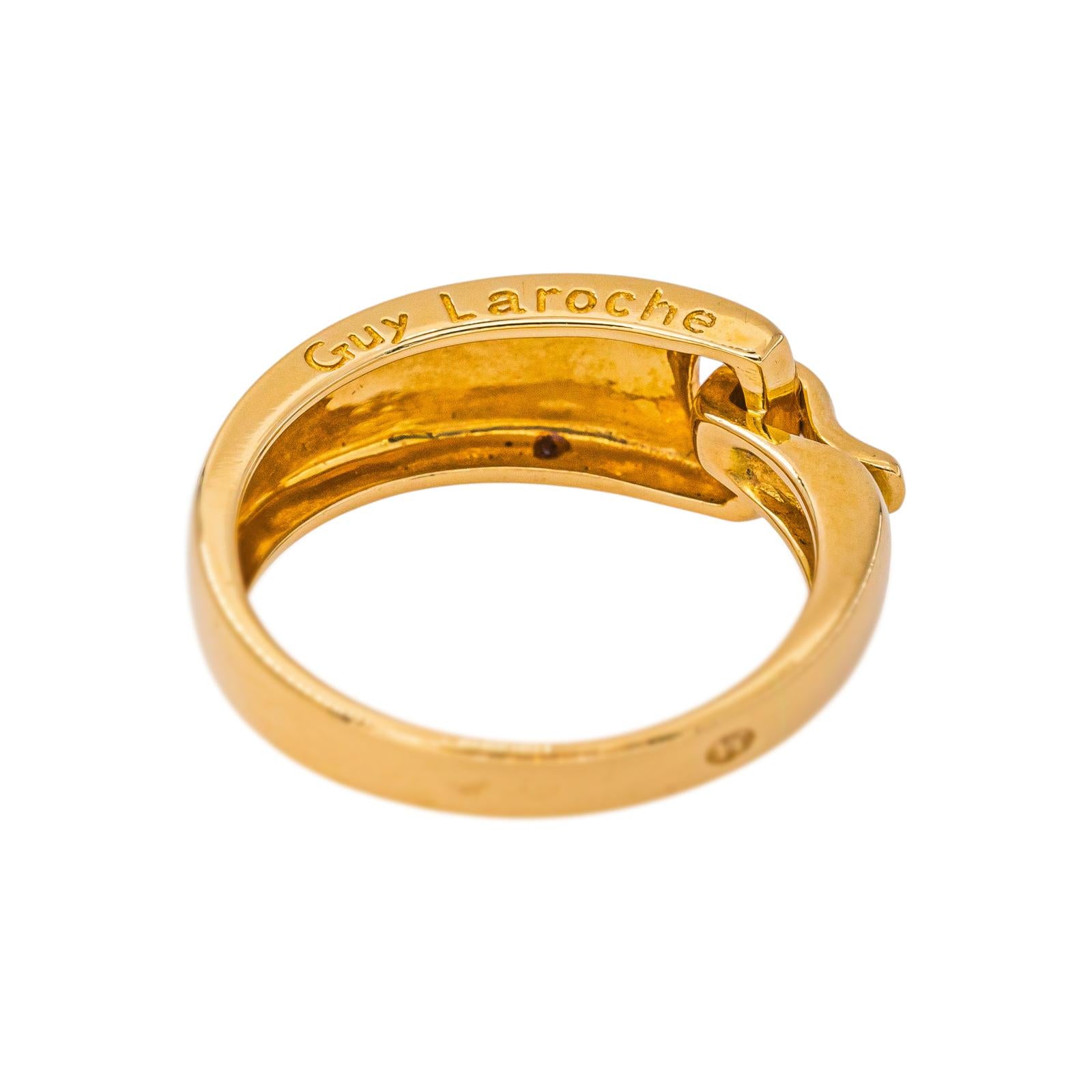 Guy Laroche Bague  Or jaune