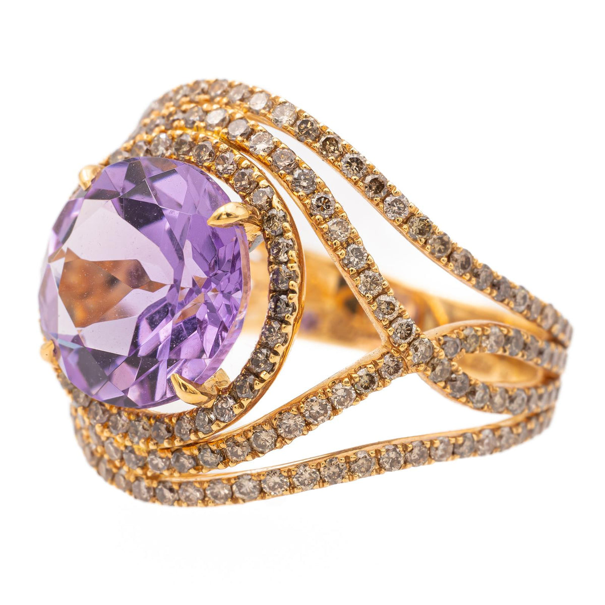 Etername Bague Eternelle Or jaune Améthyste
