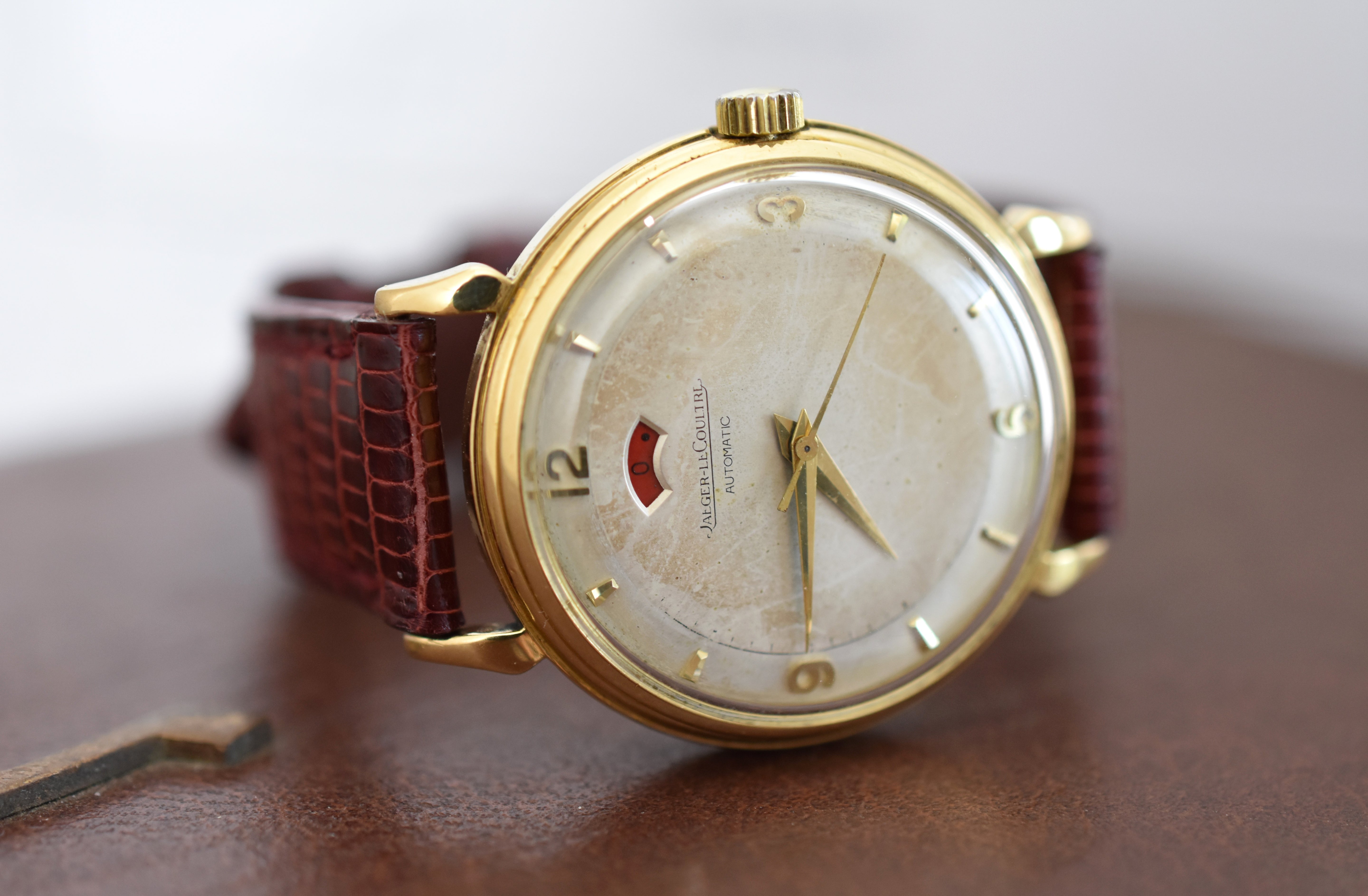 Jaeger-LeCoultre Power Reserve "40 heures", calibre 481 Bumper, or jaune 18 carats, 1953