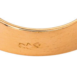 Bague Tank Or jaune Diamant