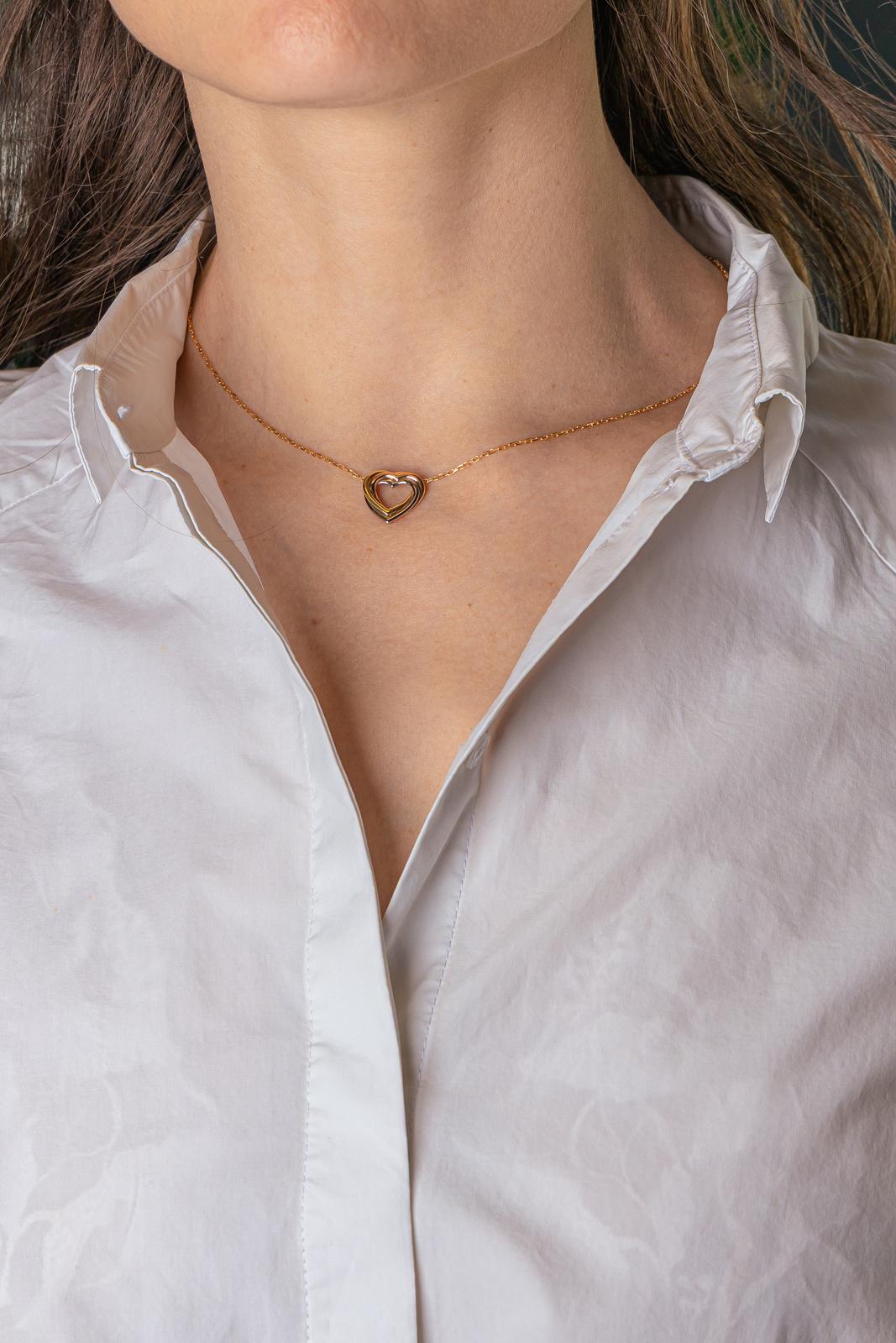 Cartier Collier Trinity Or rose