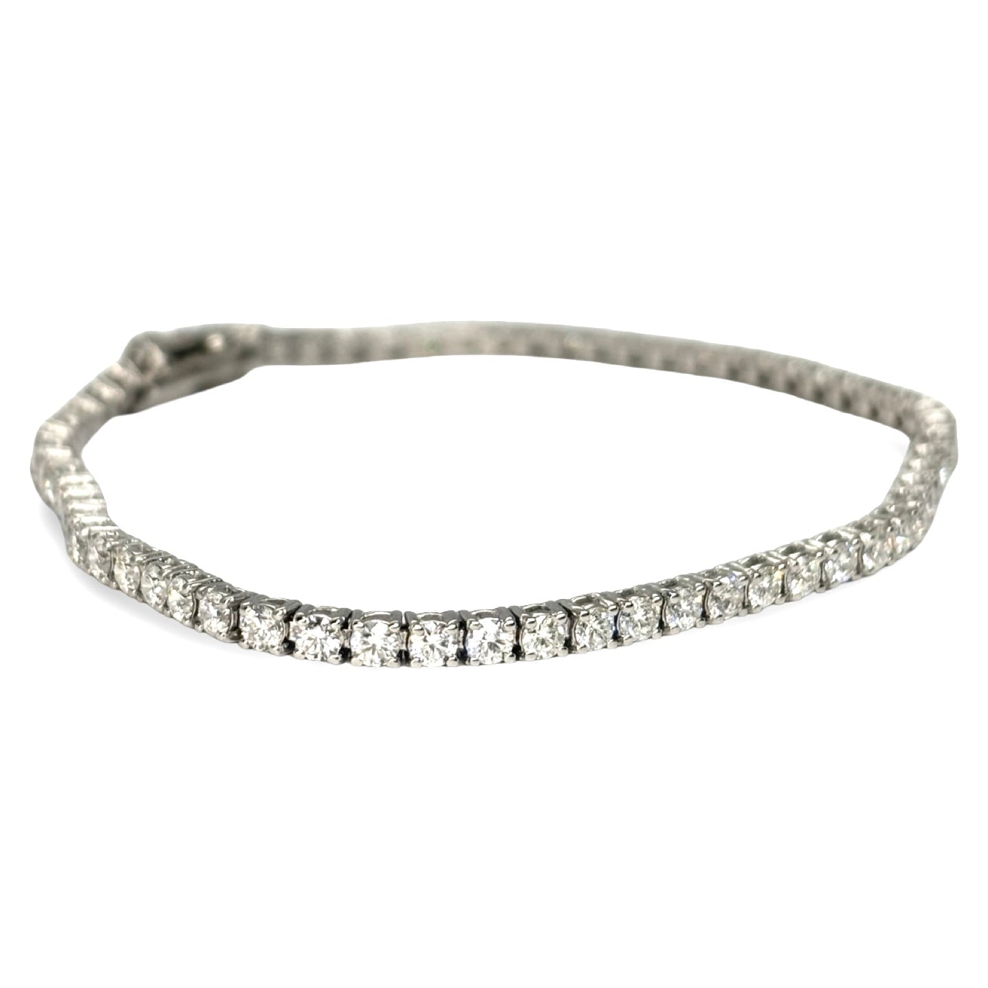 Bracelet Ligne en or blanc et diamants