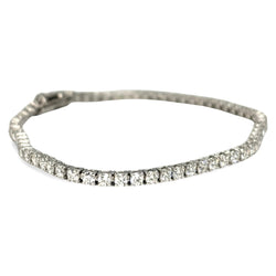 Bracelet Ligne en or blanc et diamants