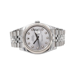 Rolex Montre Datejust Acier Diamant