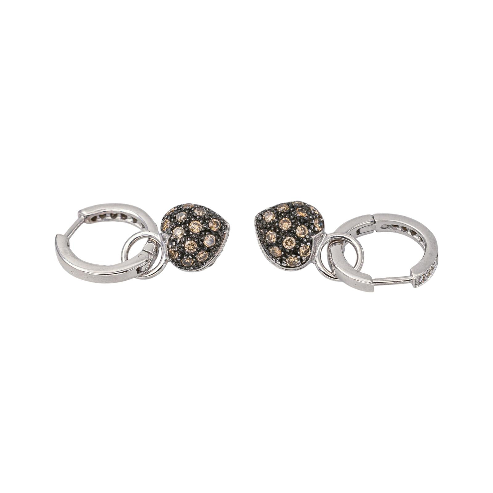 Boucles d'oreilles Or blanc Diamant