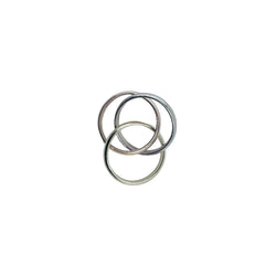 Bague CARTIER "Trinity" en or blanc, or jaune et or rose